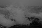 Foggy Day Waves B&W 7