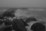 Foggy Day Waves B&W 20