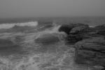Foggy Day Waves B&W 26