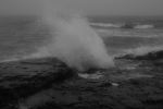 Foggy Day Waves B&W 46
