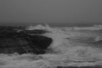 Foggy Day Waves B&W 48